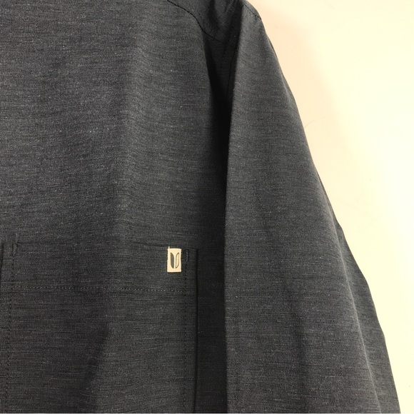 Link Soul Long Sleeve Button Up Shirt, Men's Size S - Navy - Picture 7 of 12